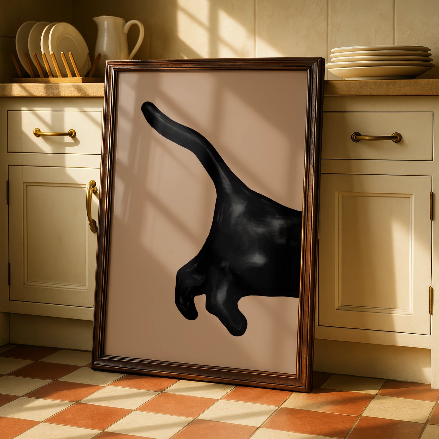 Halloween Black Witch Hand Poster, Spooky Claw Wall Art, Dark Gothic Horror Print