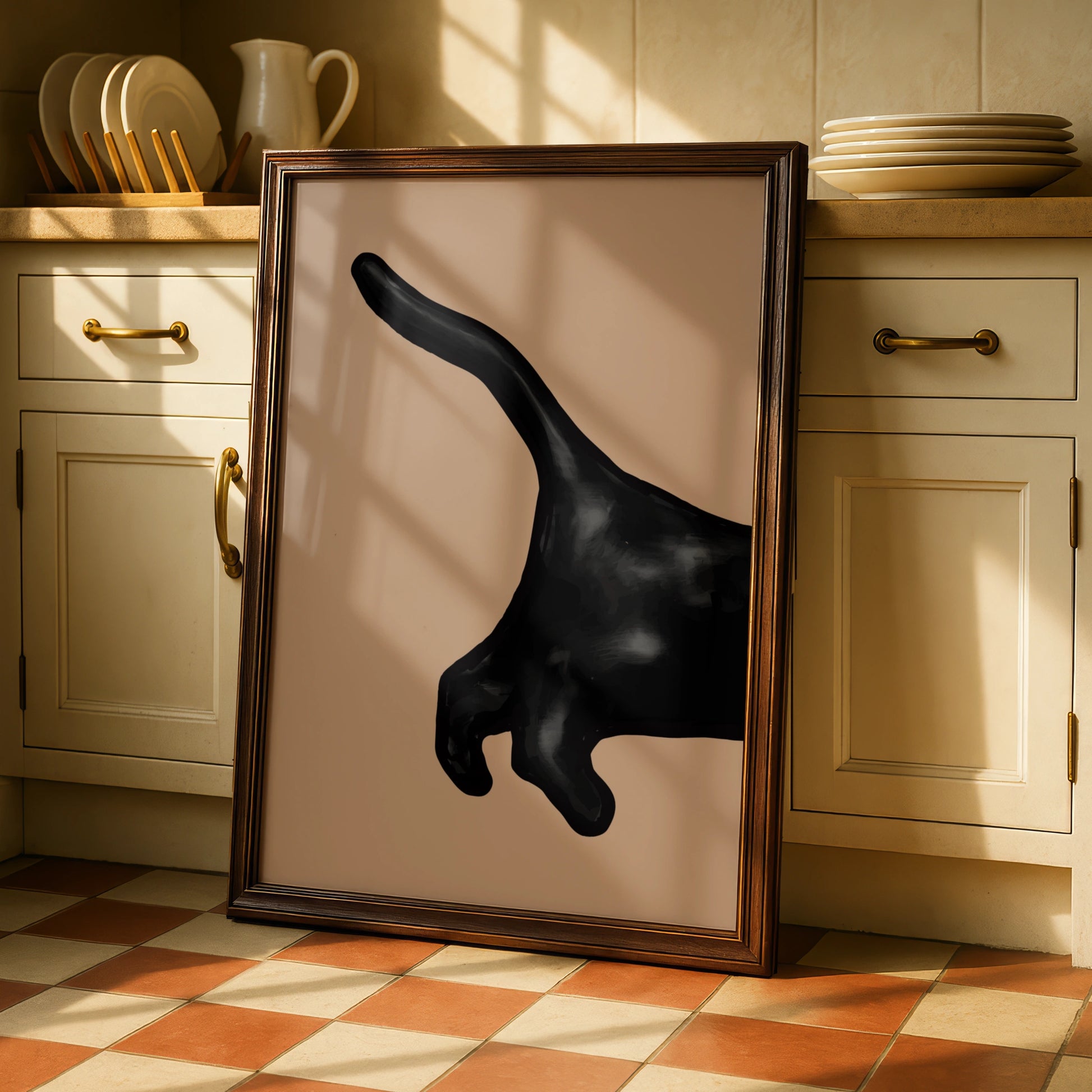 Halloween Black Witch Hand Poster, Spooky Claw Wall Art, Dark Gothic Horror Print