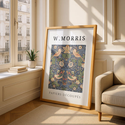 William Morris Strawberry Thief Wall Art Print | Floral Bird Vintage Botanical Poster – product image 4