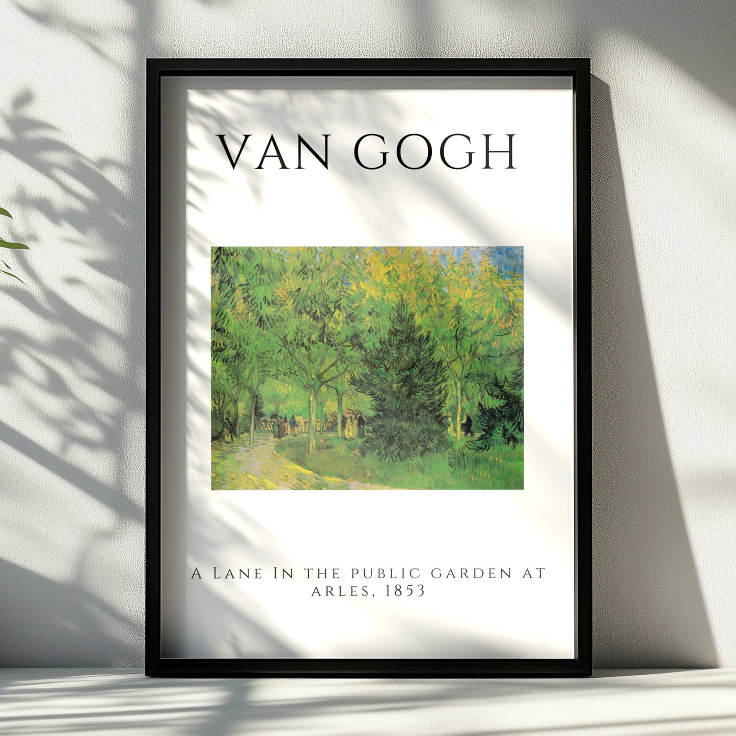 Van Gogh Garden Wall Art Print | Green Tree Lane Poster, Living Room Decor – product image 6