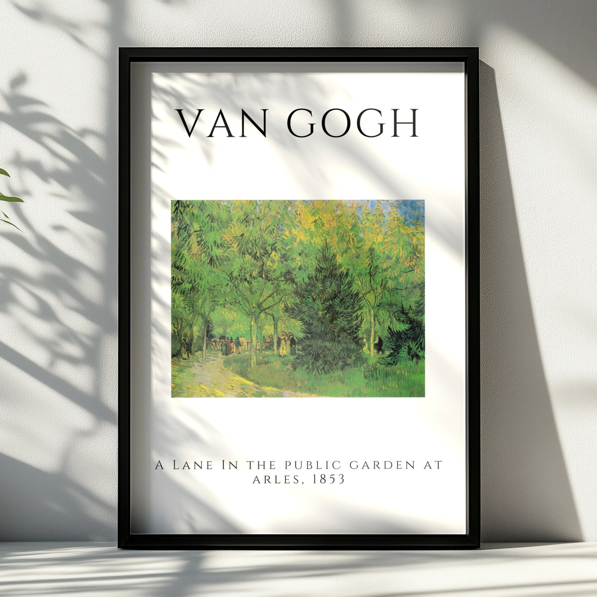 Van Gogh Garden Wall Art Print | Green Tree Lane Poster, Living Room Decor – product image 6