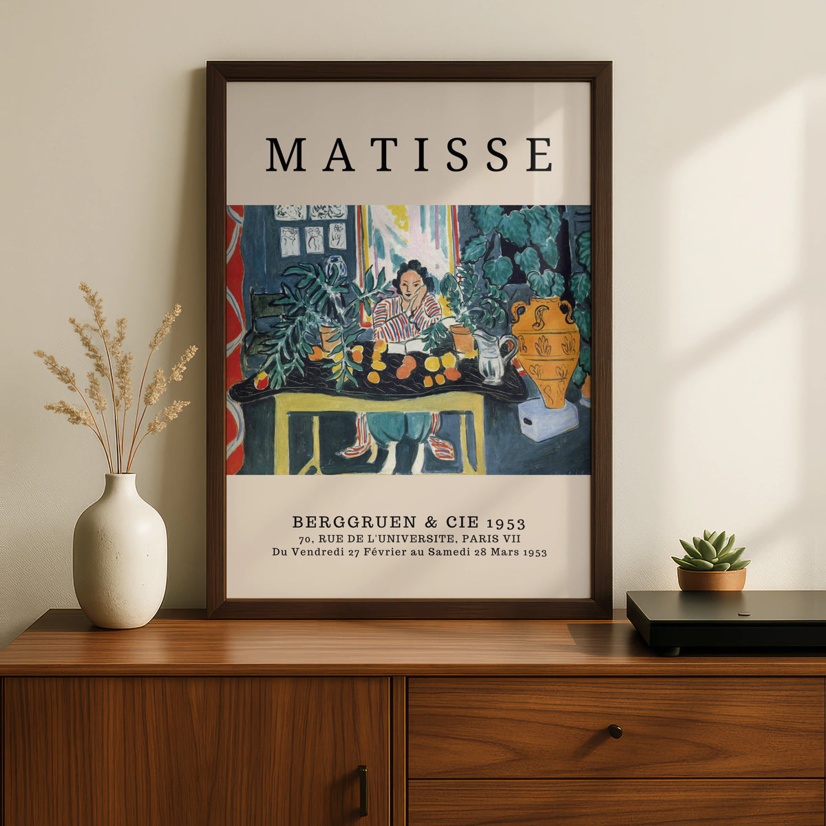 Colourful Fauvist Interior Wall Art Print, Vintage Botanical Modernist Poster – product image 2