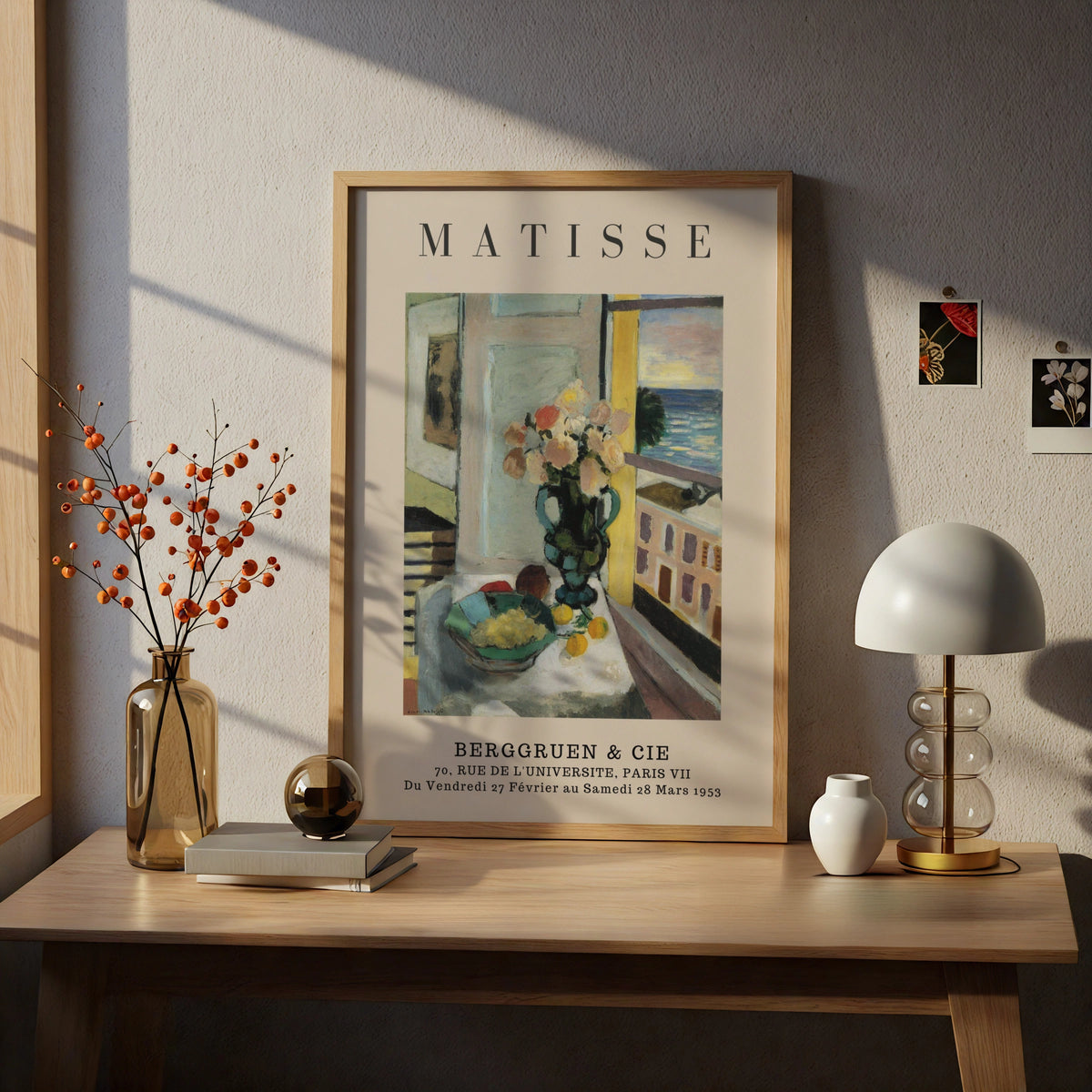 Floral Still Life Wall Art Print, Colourful Vintage Gallery Poster – product image 5