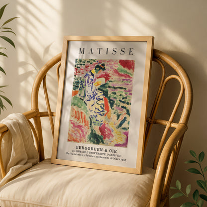 Colourful Fauvist Figure Wall Art Print, Vintage Modernist Living Room Poster – product image 3