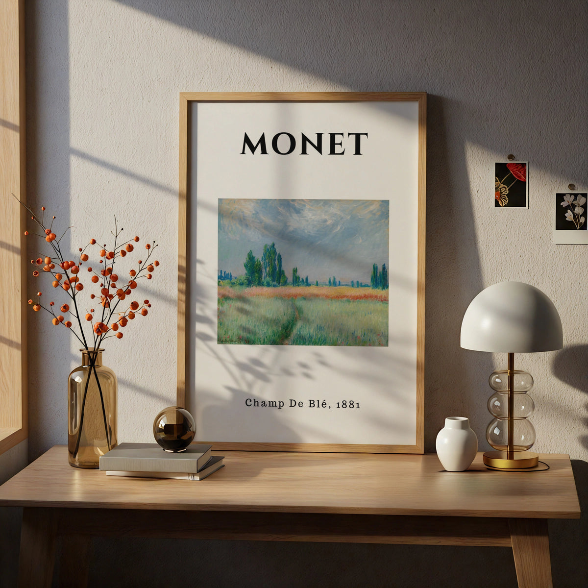 Monet Champ De Ble 1881 Wall Art Print | Impressionist Landscape Poster, Living Room – product image 5